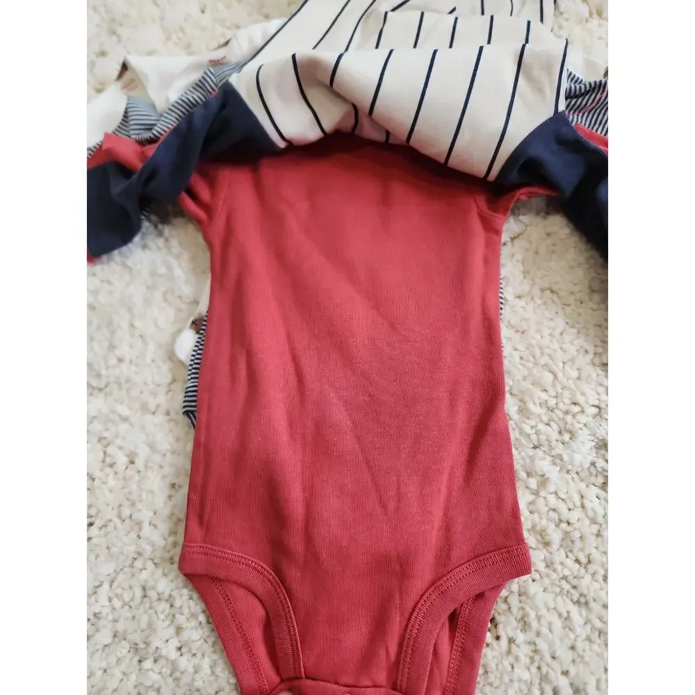 Carter's Boy Onsies 4 pack Brand NEW w/TAGS, 6 months Baseball Football Sports